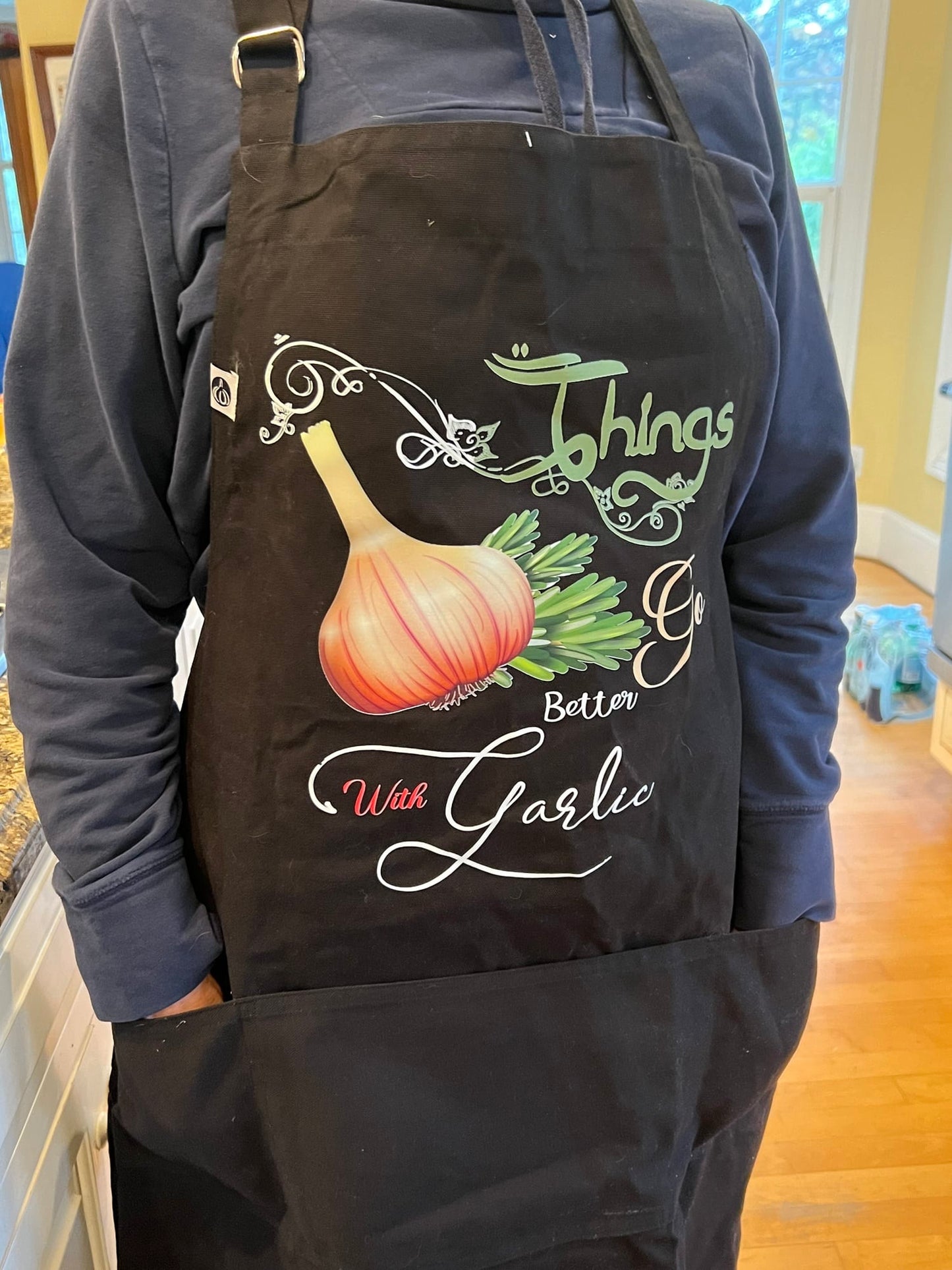 Things Go Better with Garlic Apron