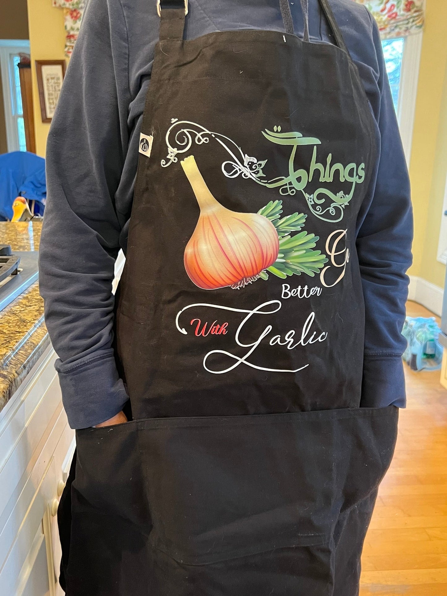 Things Go Better with Garlic Apron