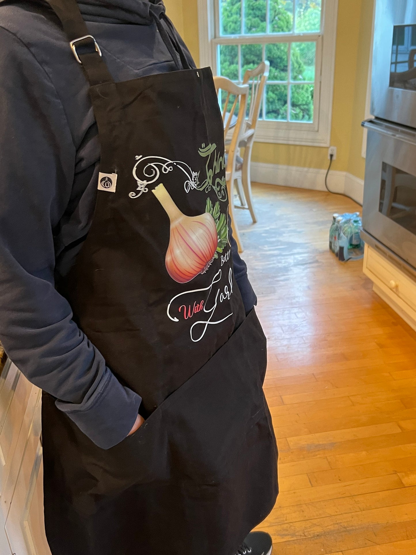 Things Go Better with Garlic Apron