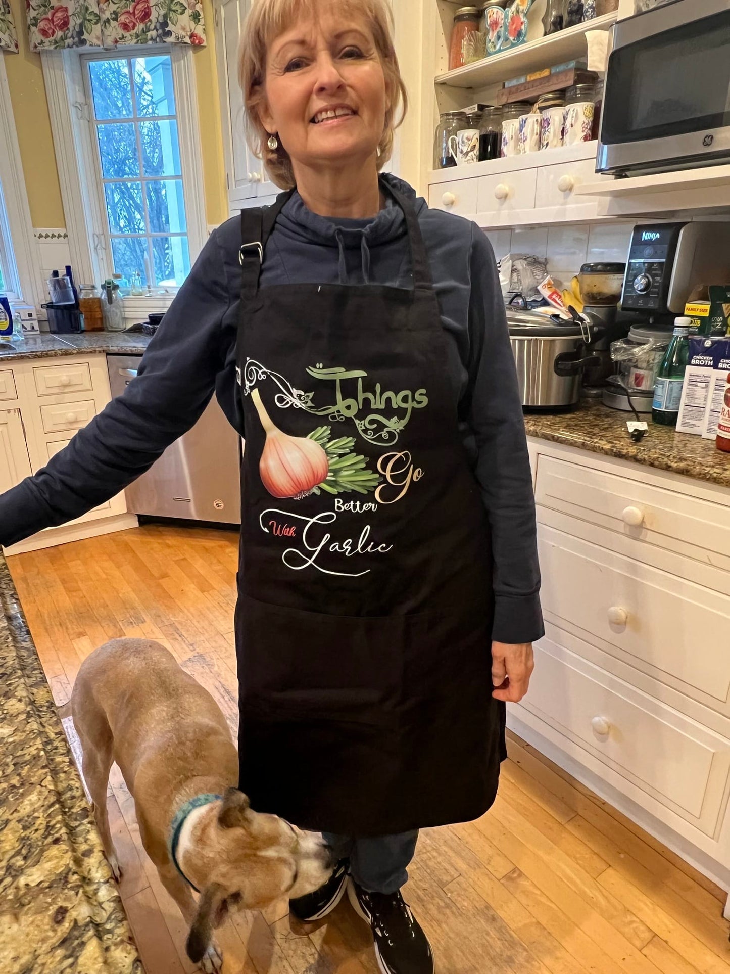 Things Go Better with Garlic Apron