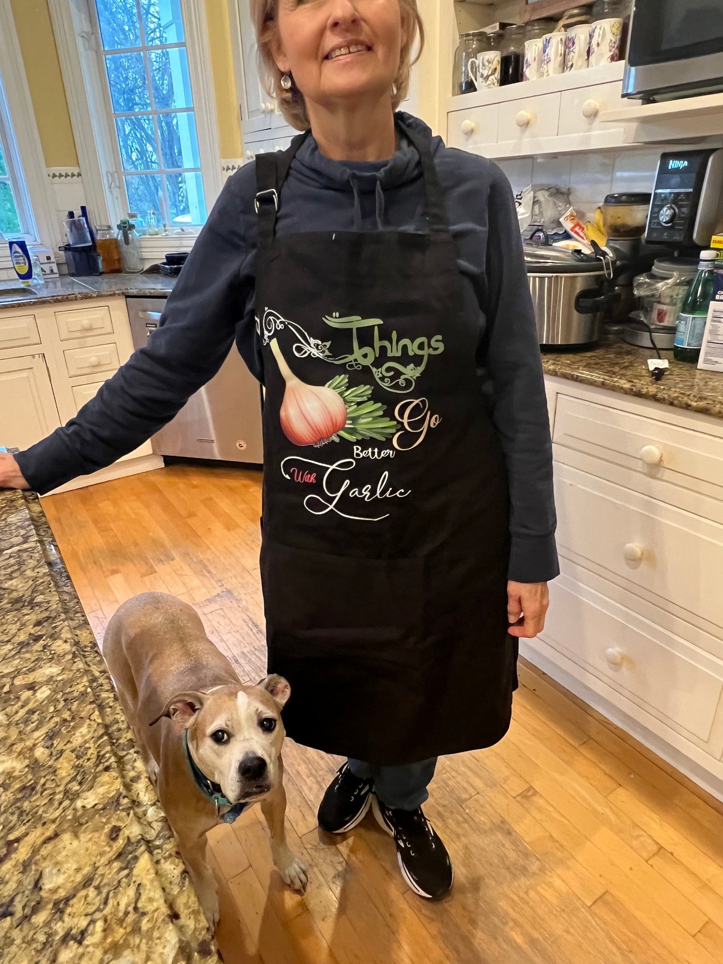 Things Go Better with Garlic Apron