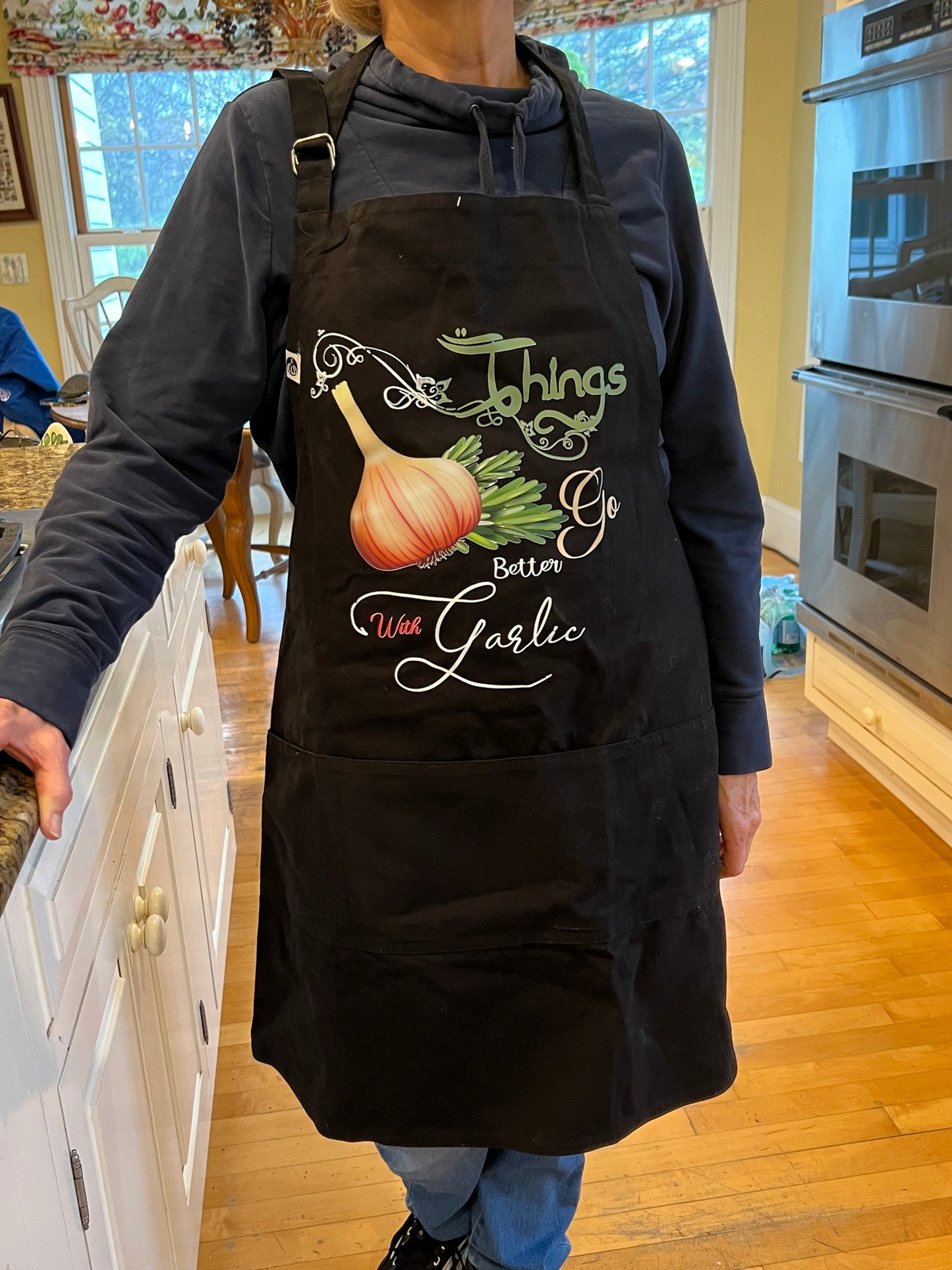 Things Go Better with Garlic Apron