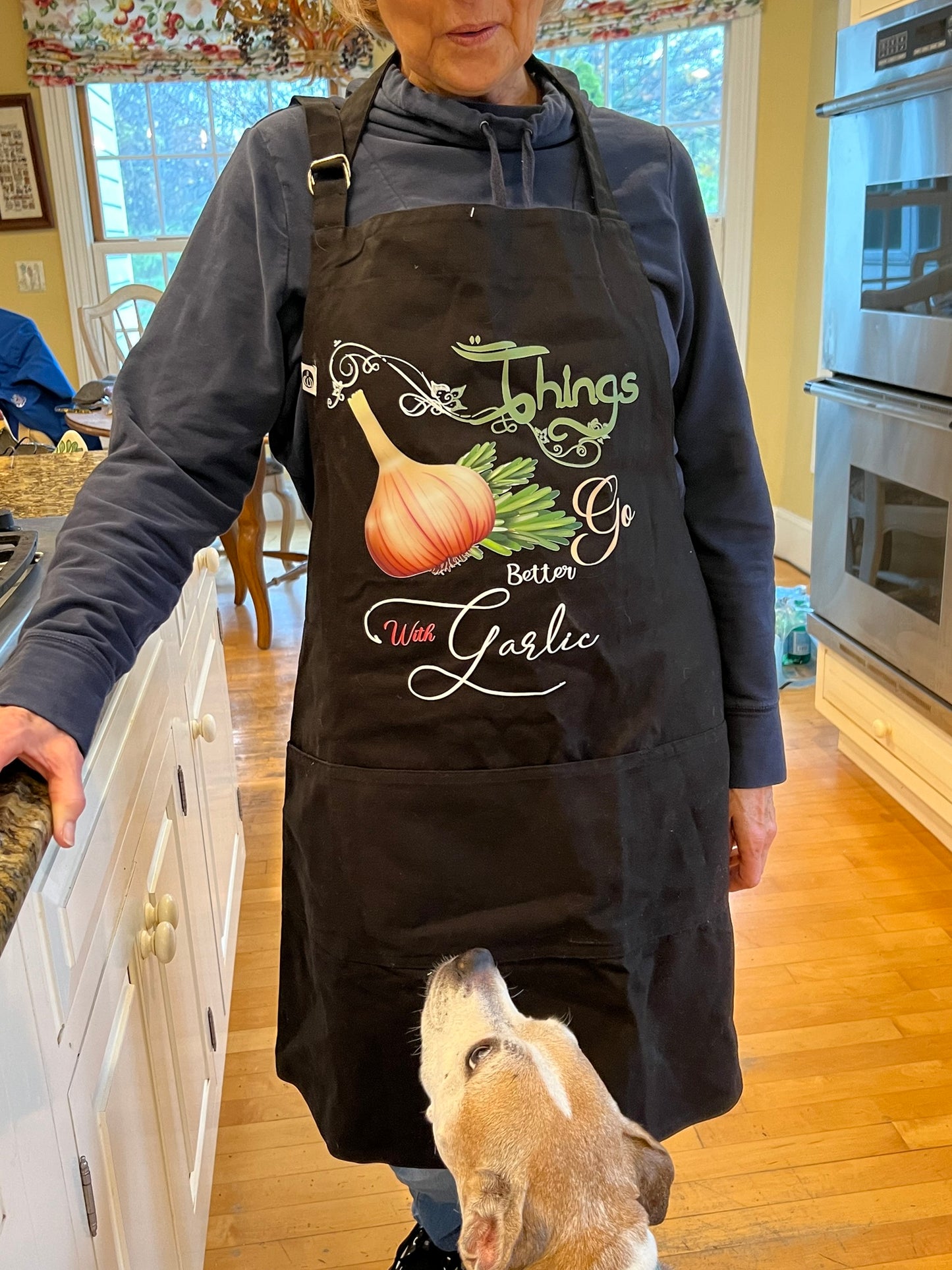 Things Go Better with Garlic Apron