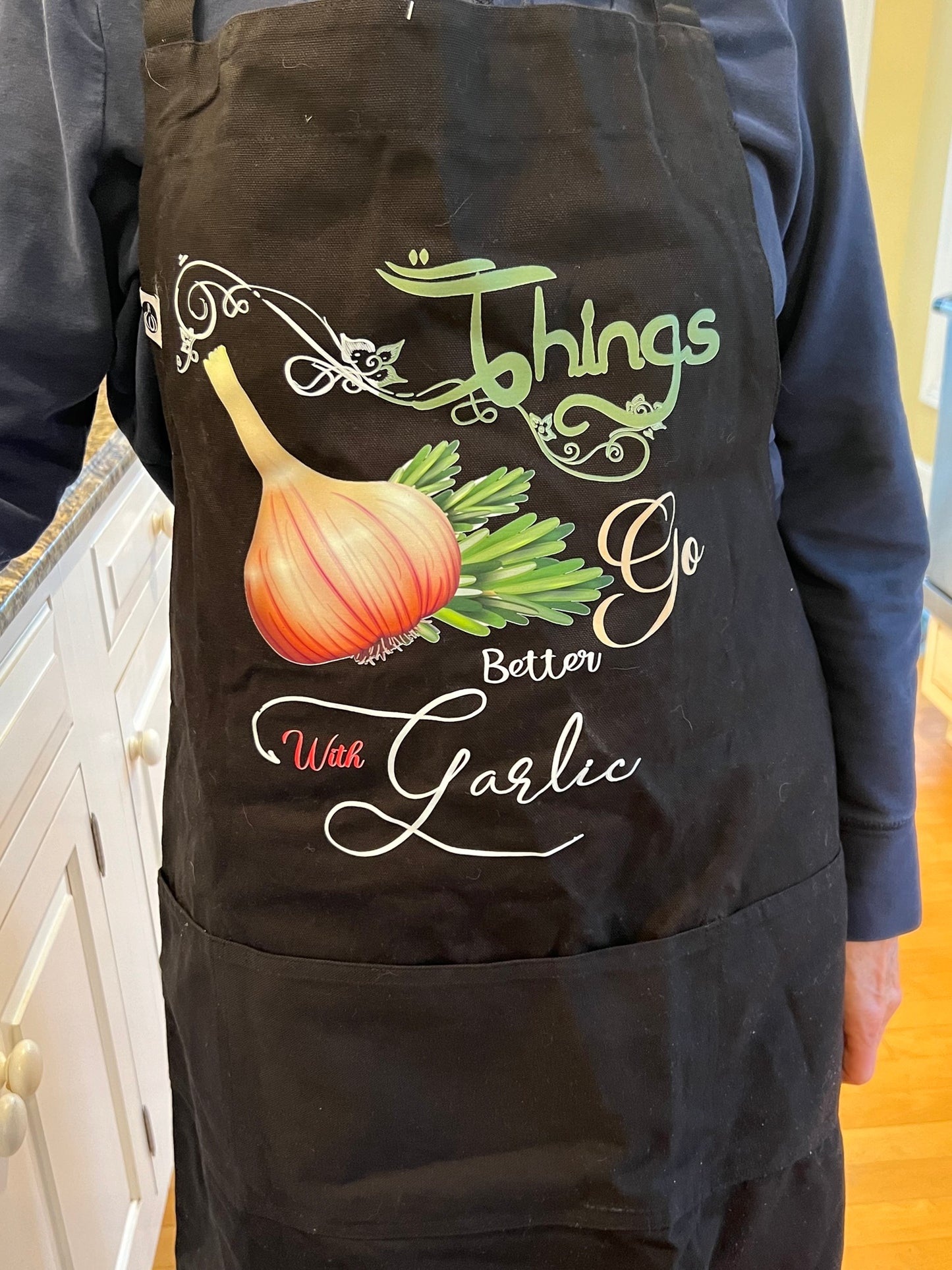 Things Go Better with Garlic Apron