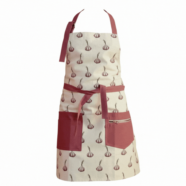 Garlic Bulb 2 Pocket Apron