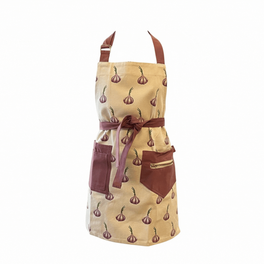 Kid’s Garlic Bulb Apron (Ages 6-8)