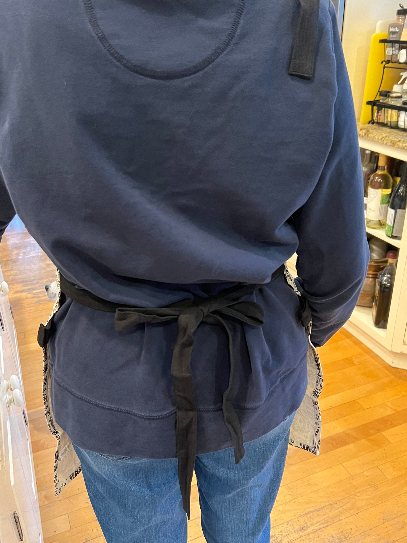 Black Garlic Printed Apron