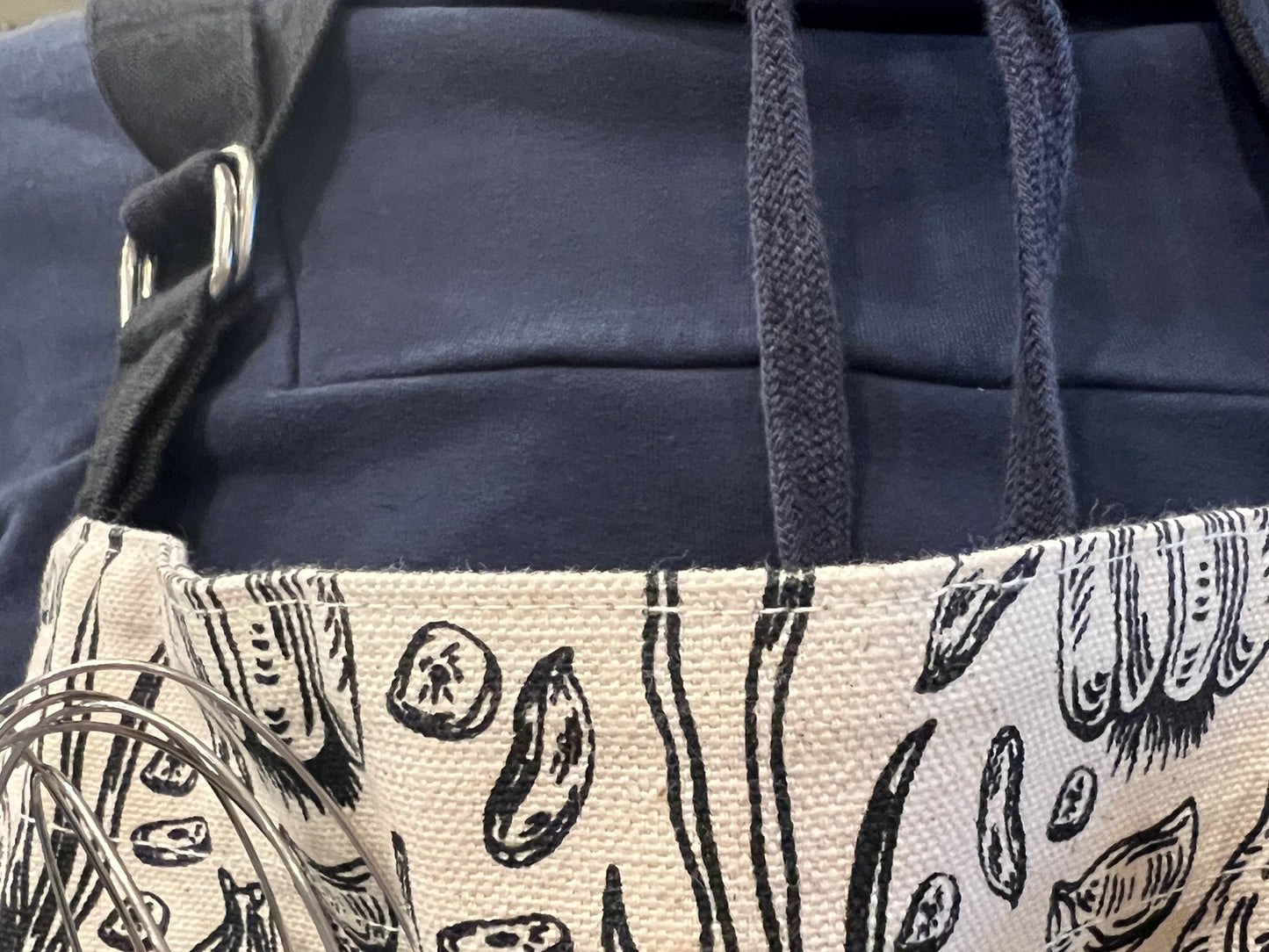 Black Garlic Printed Apron