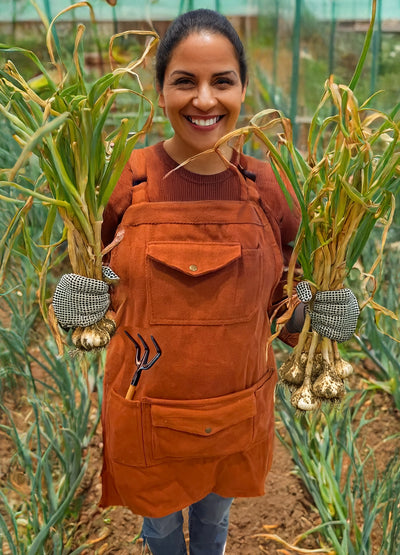 Orange Work Apron