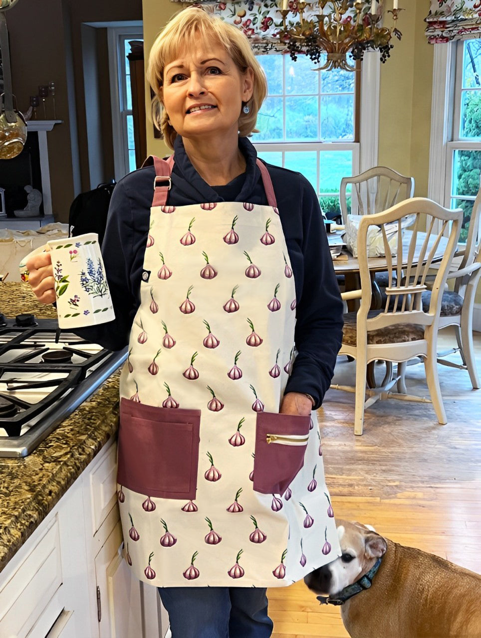 Garlic Bulb 2 Pocket Apron