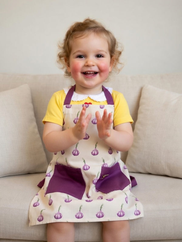 Kid’s Garlic Bulb Apron (Ages 2-4)
