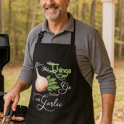 Things Go Better with Garlic Apron
