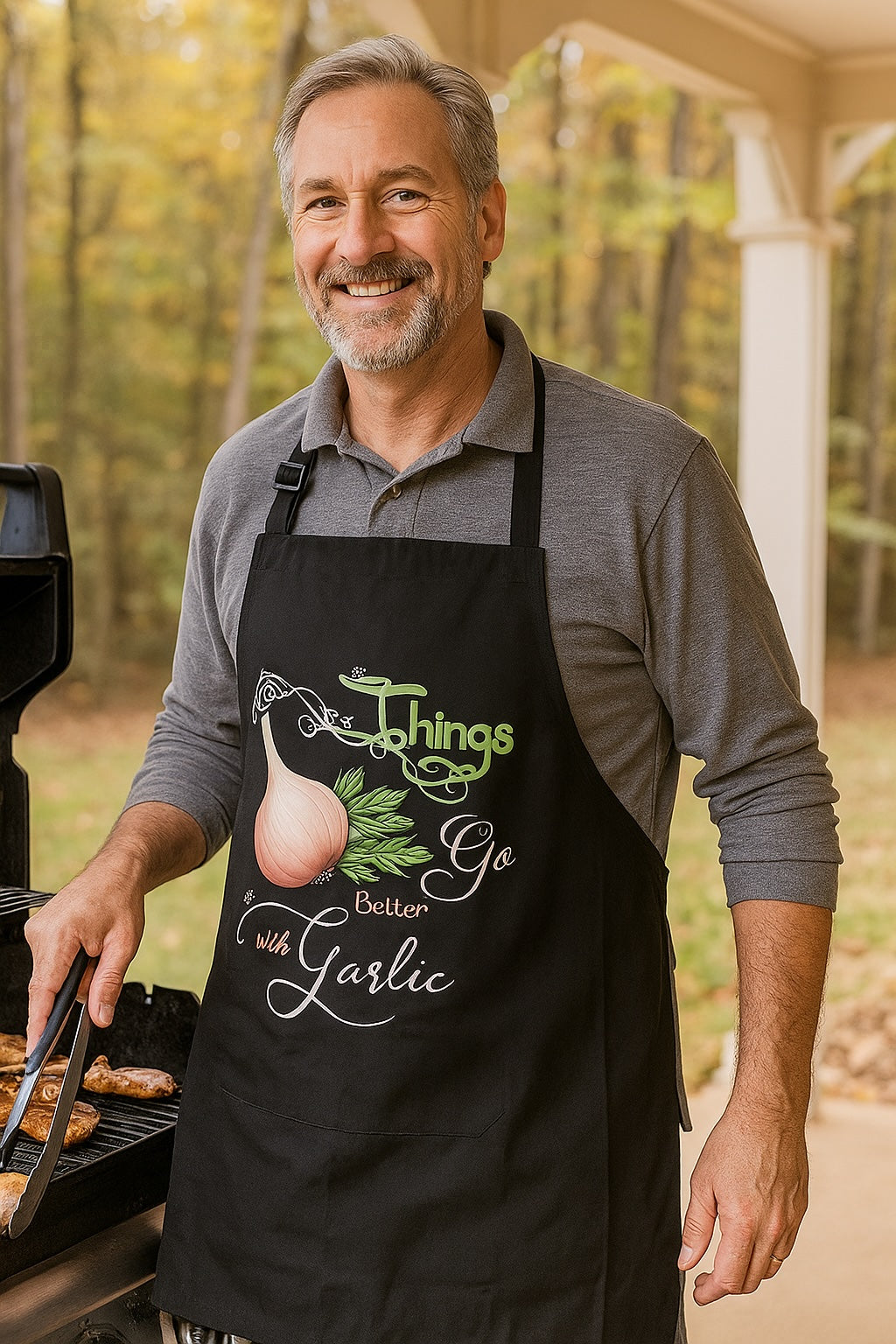 Things Go Better with Garlic Apron