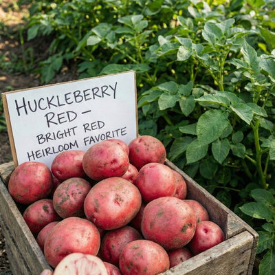 Huckleberry Red Seed Potatoes – Bright Red Heirloom Favorite