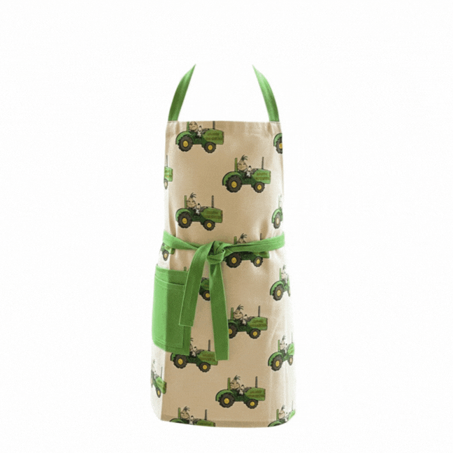 Kid’s Tractor Logo Apron