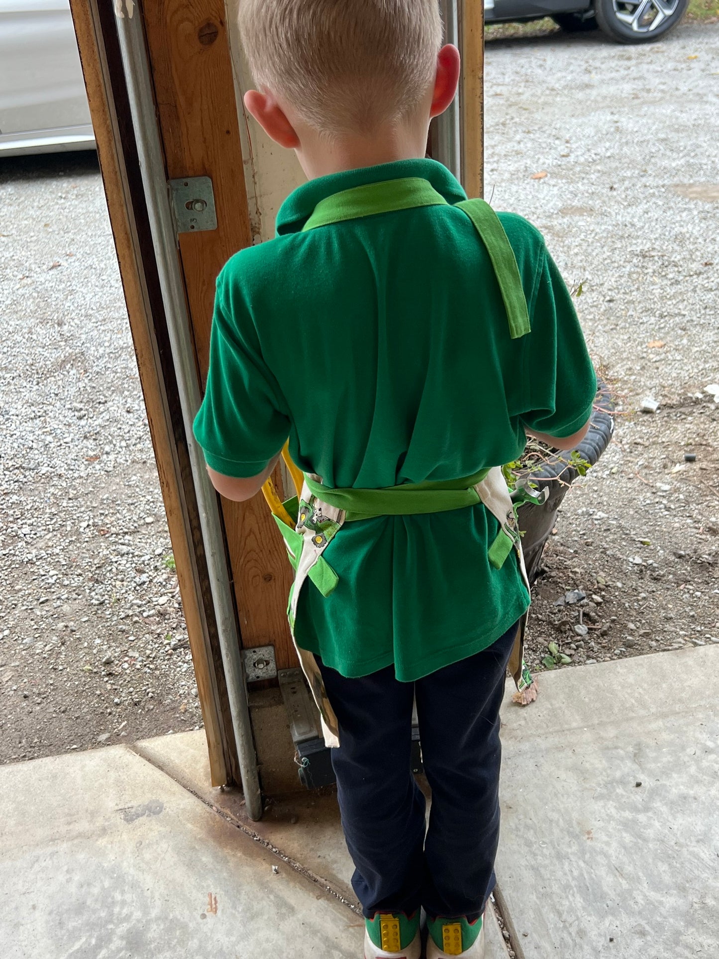 Kid’s Tractor Logo Apron