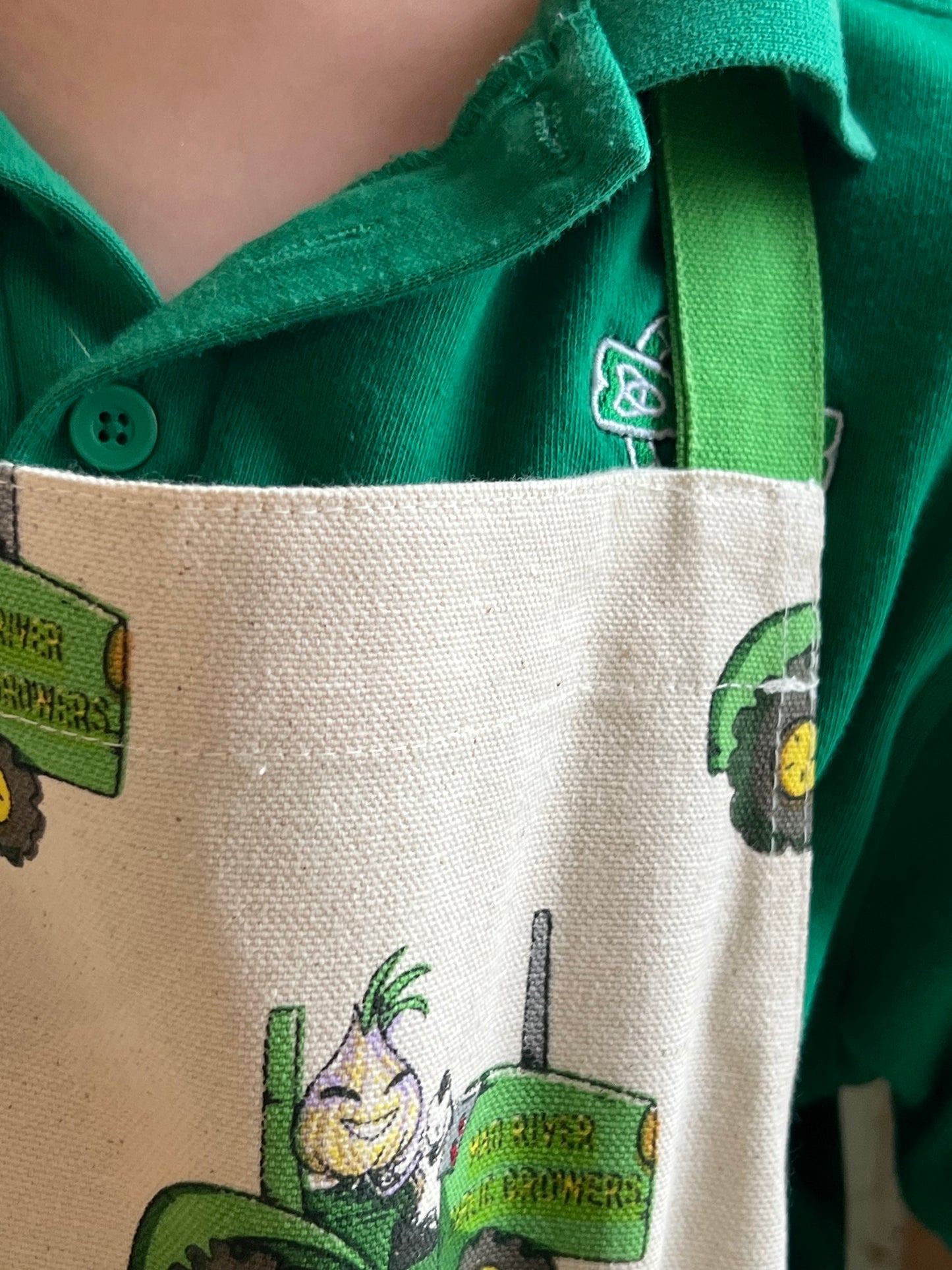 Kid’s Tractor Logo Apron