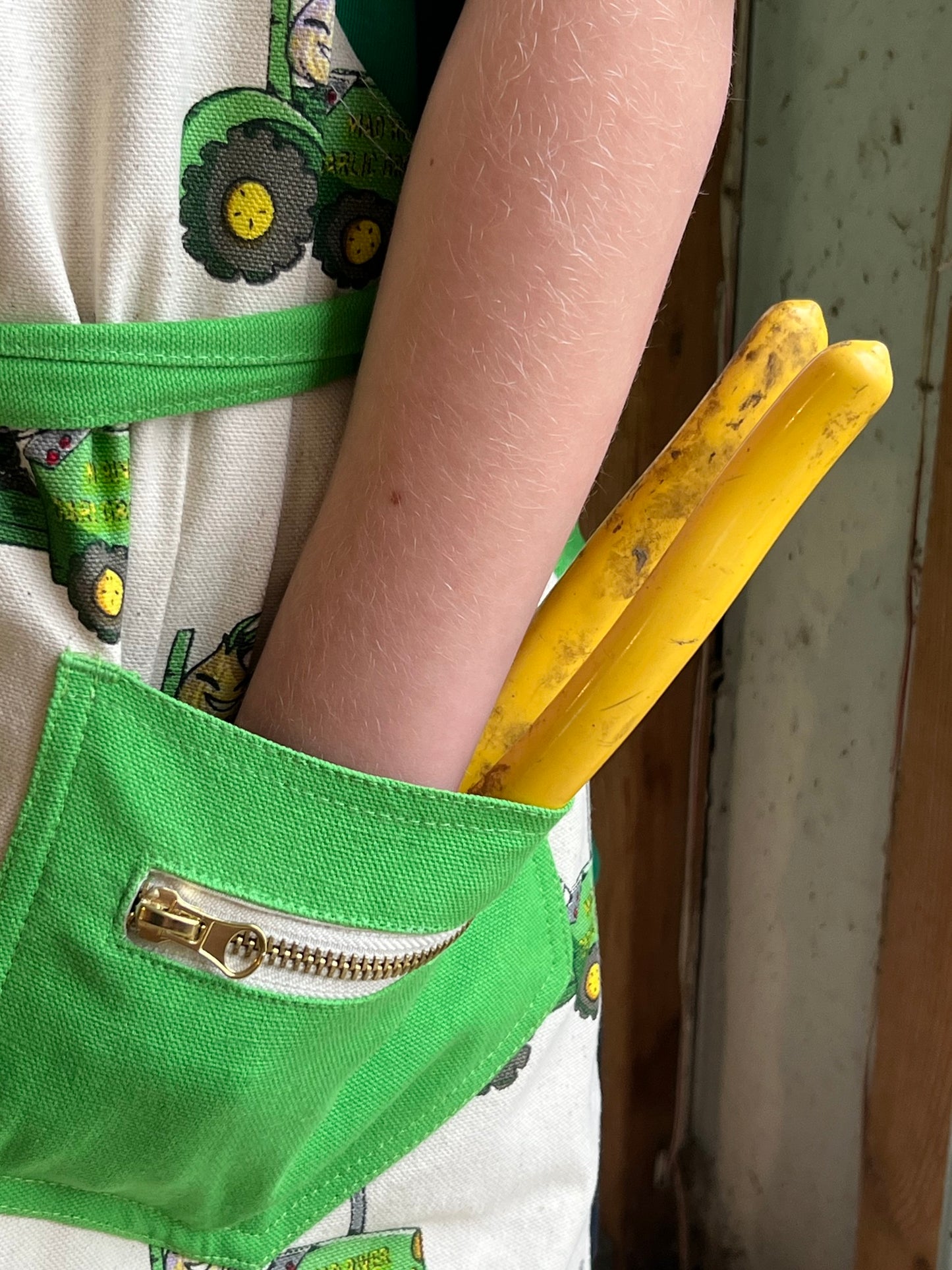 Kid’s Tractor Logo Apron
