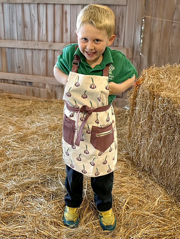 Kid’s Garlic Bulb Apron (Ages 2-4)