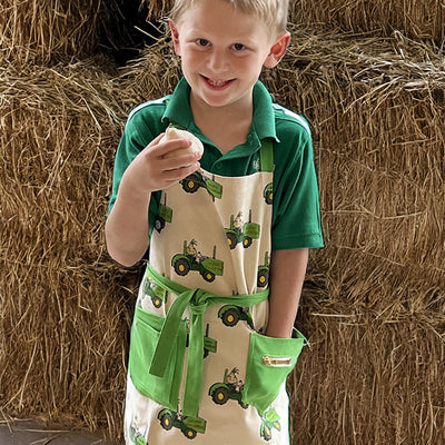 Kid’s Tractor Logo Apron