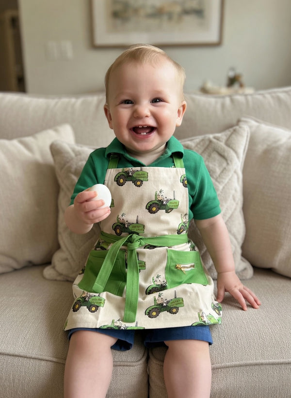Kid’s Tractor Logo Apron (Ages 2-4)