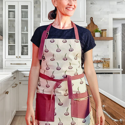 Garlic Bulb 2 Pocket Apron