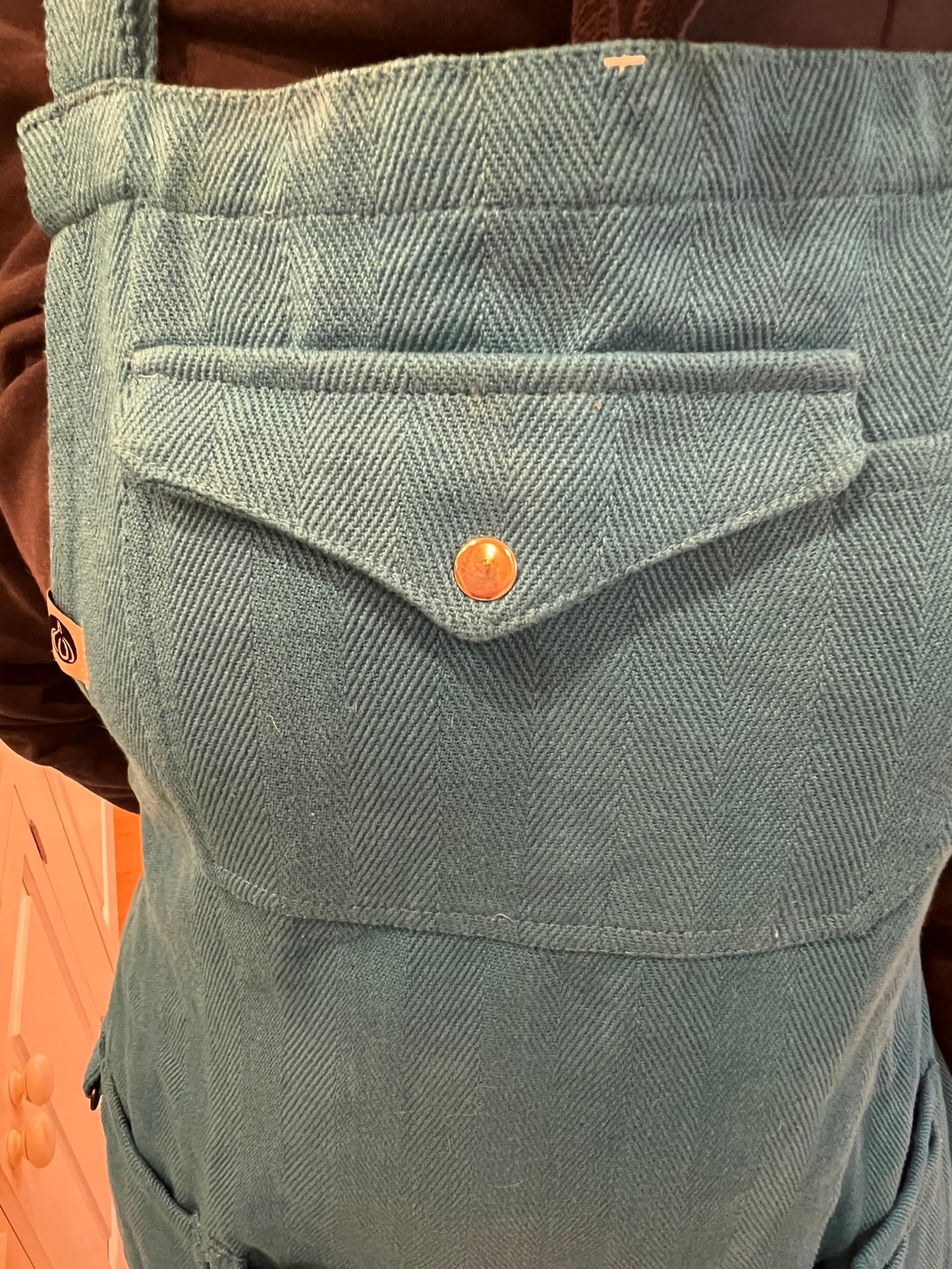 Blue Work Apron