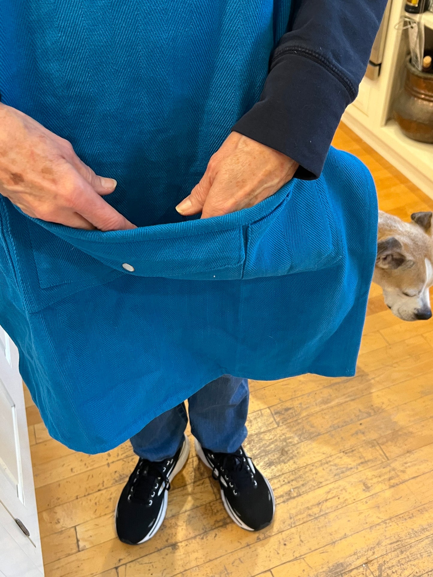 Blue Work Apron